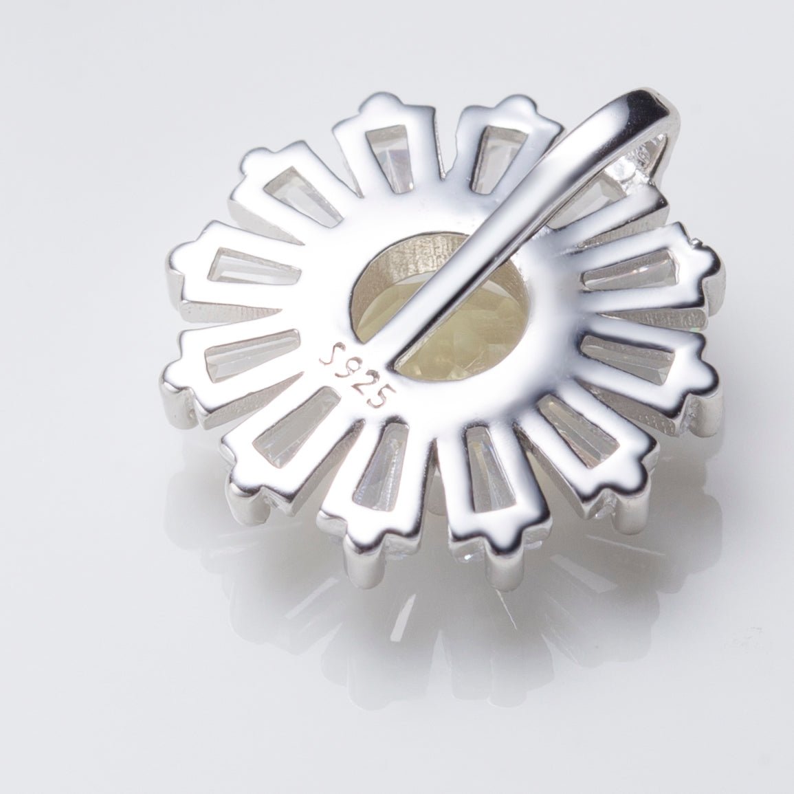 Natural Lemon Quartz Round Cut Necklace