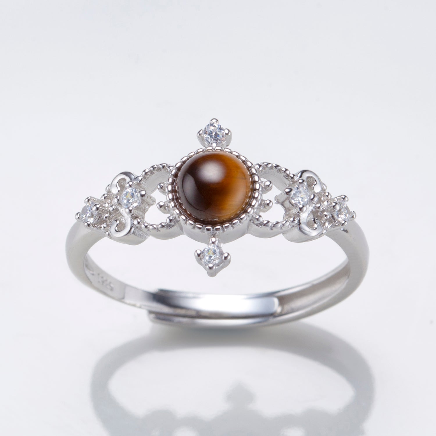 Natural Tiger's Eye Vintage Ring