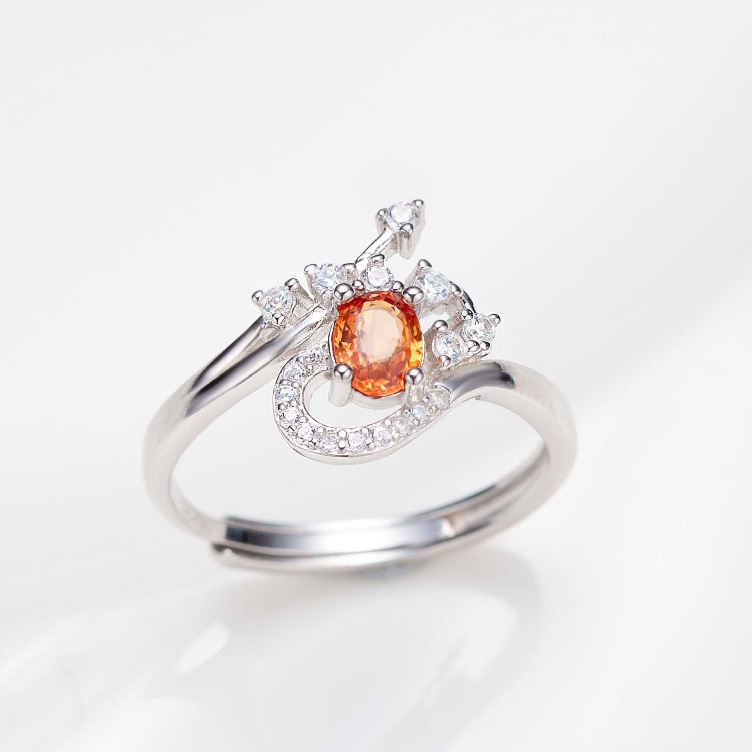 Natural Oval Shape Fancy Sapphire Ring