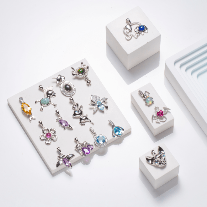 Mystery Box with Natural Gemstone Necklaces